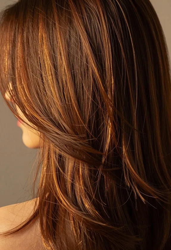 luxurious warm nutella brown