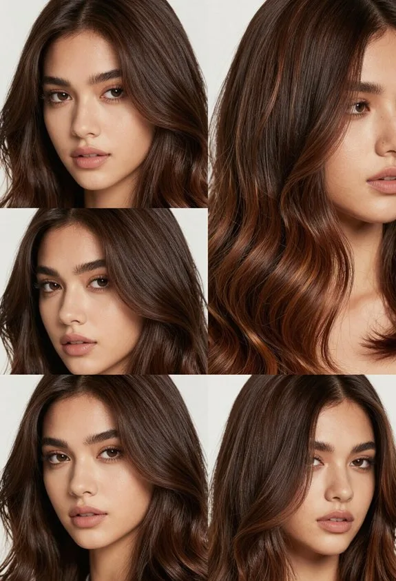 maintain vibrant brown hair