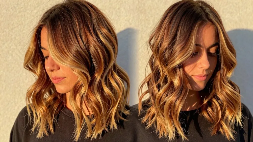 medium brunette color techniques