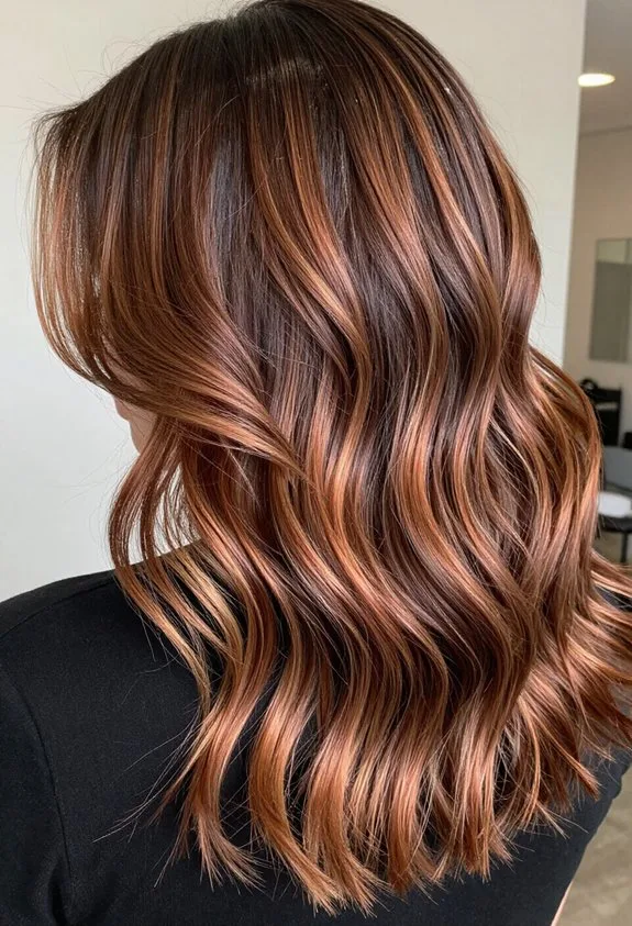 metallic bronze hair dimension