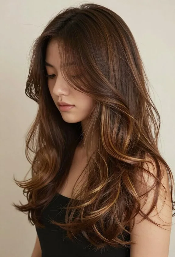 multi layered honey highlights