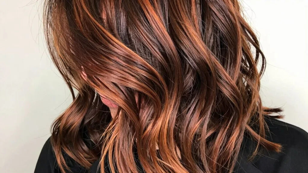 multidimensional autumn bronze hair