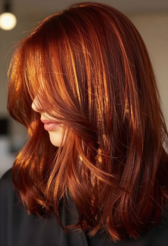 multidimensional warm sunset bronde