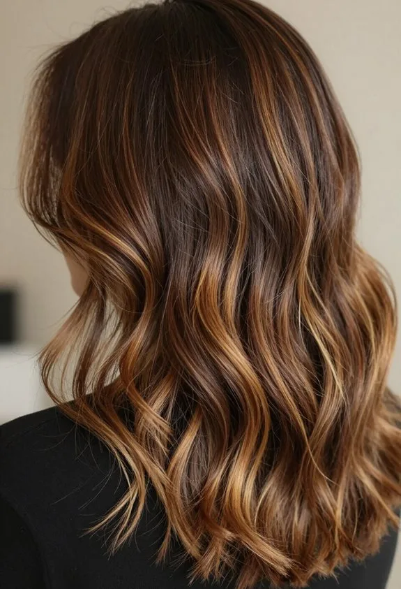 natural looking balayage highlights
