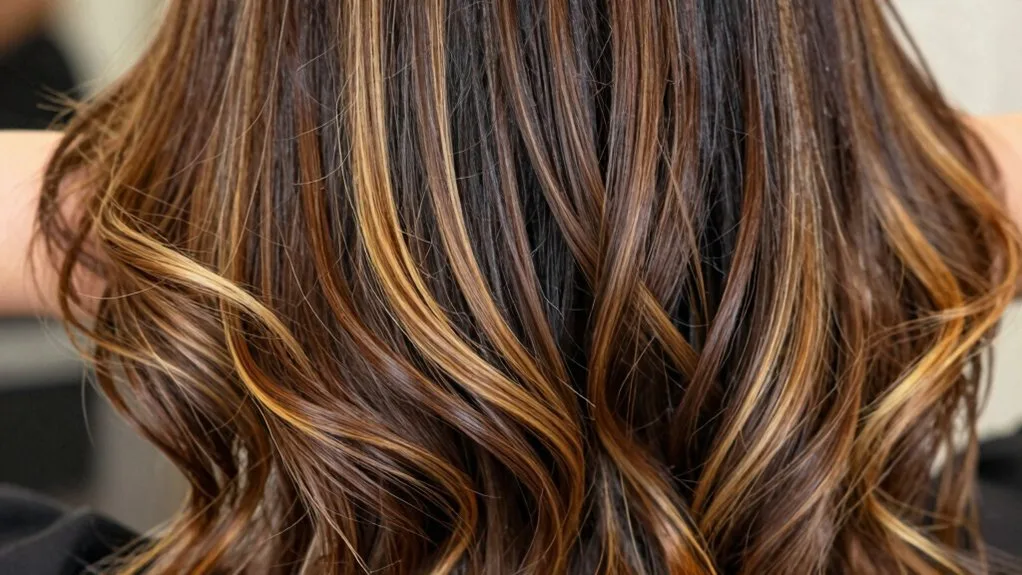 natural looking balayage highlights