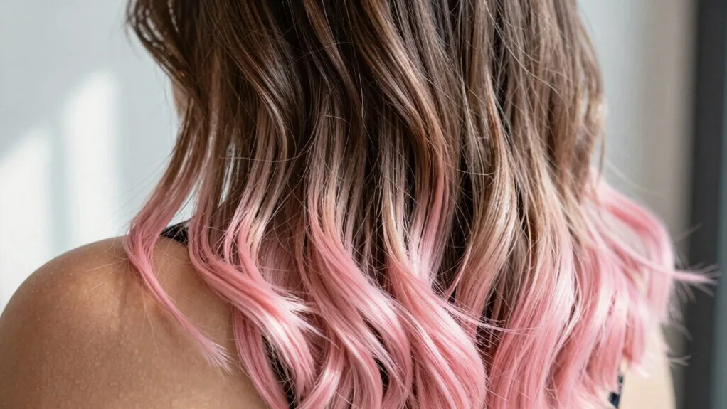 permanent pastel pink tips