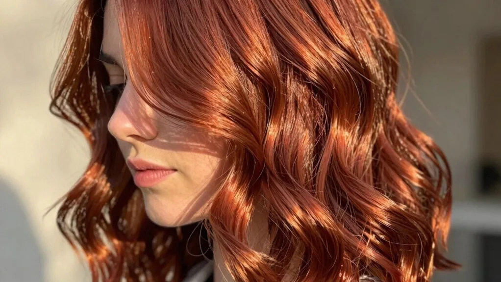 playful warm strawberry copper