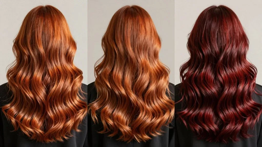 radiant honey red hair shade