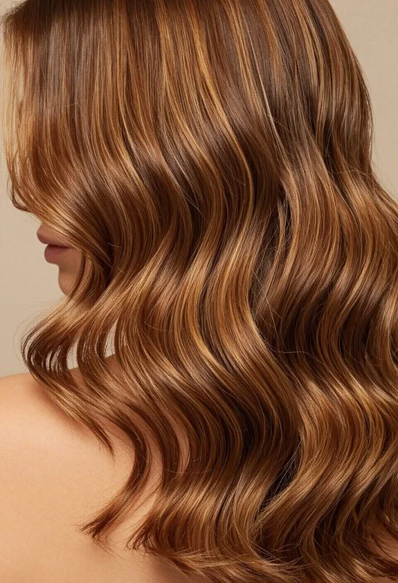 radiant warm golden brown