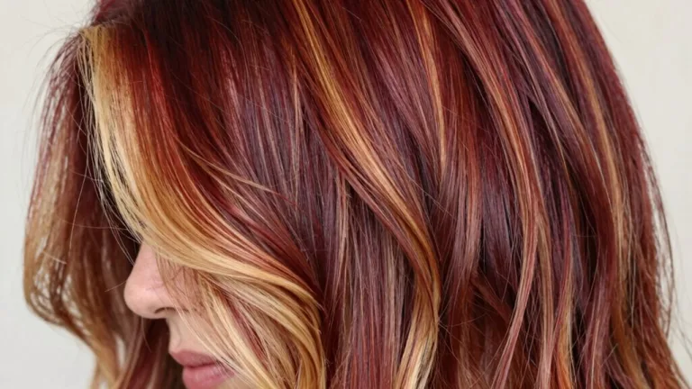 rich cherry cola hair