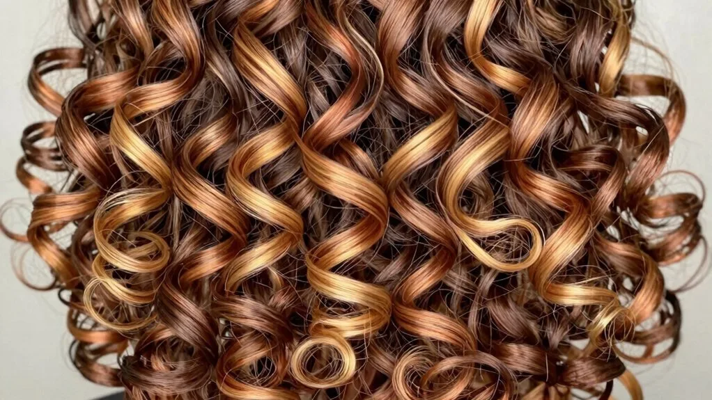 rich walnut warm strawberry accents