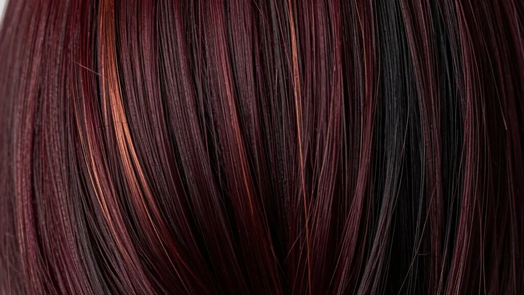 seamless burgundy black ombr