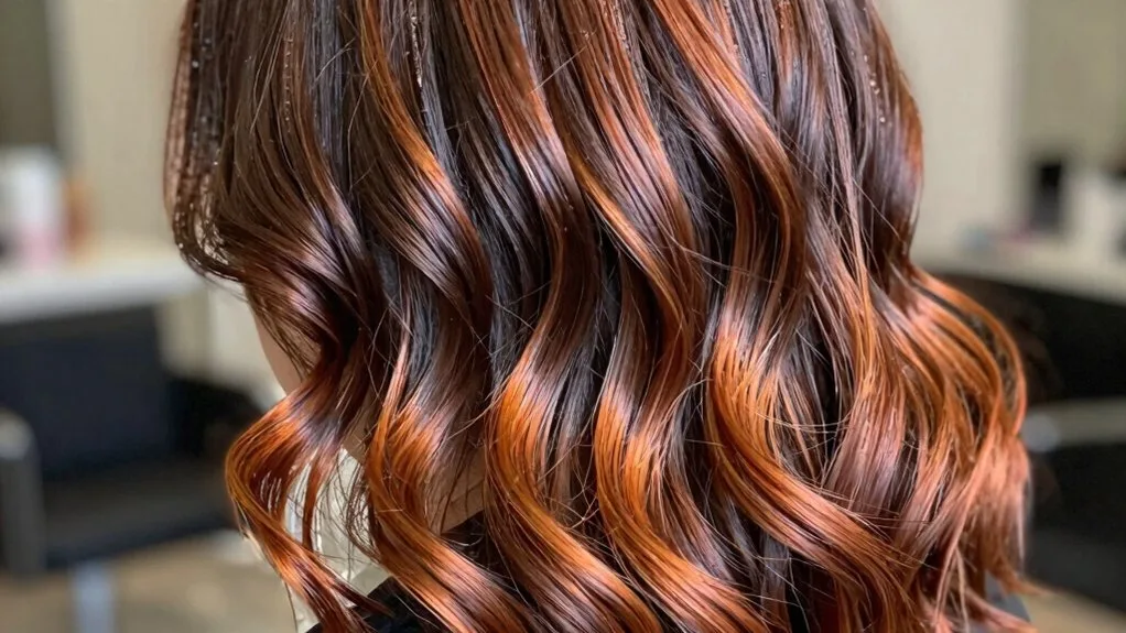 seamless copper brown gradient