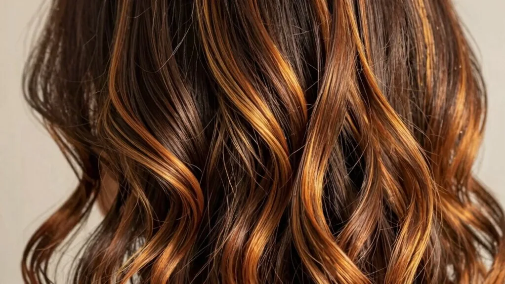sophisticated autumn hair color