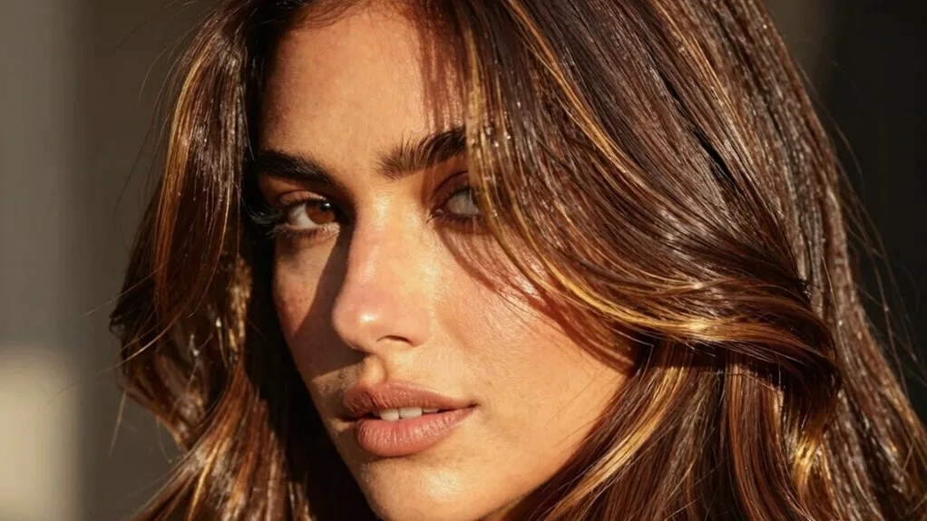 sophisticated autumn hair color