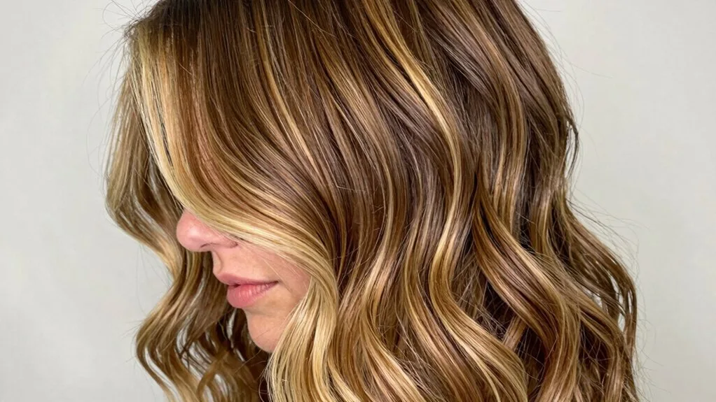 sophisticated bronde hair color