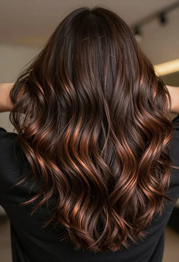 sophisticated chocolate brown hues