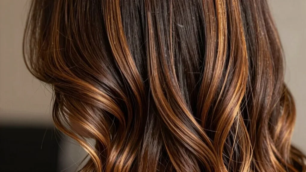 sophisticated two tone hair color