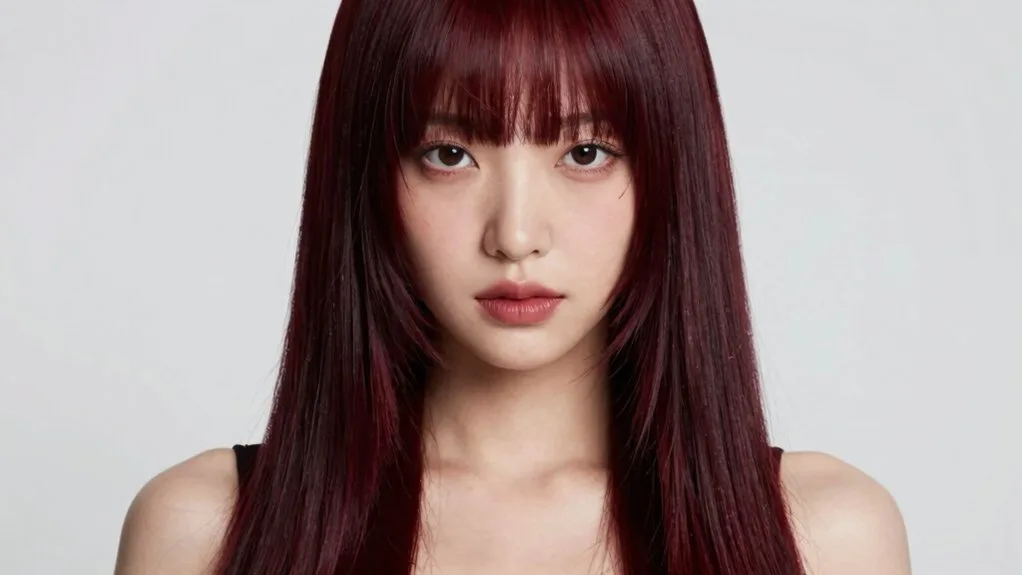 sophisticated wine red hue