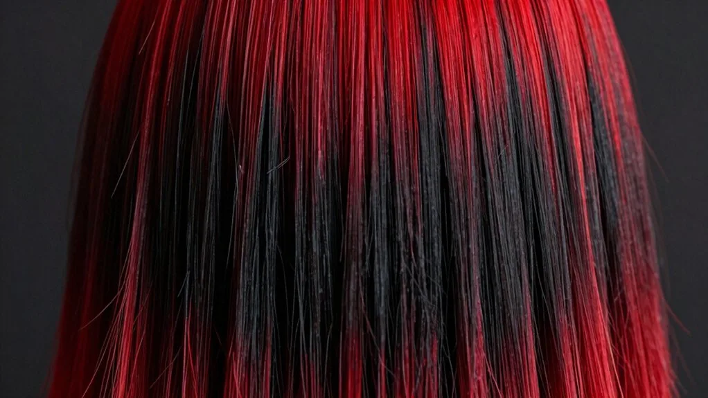 striking layered color technique