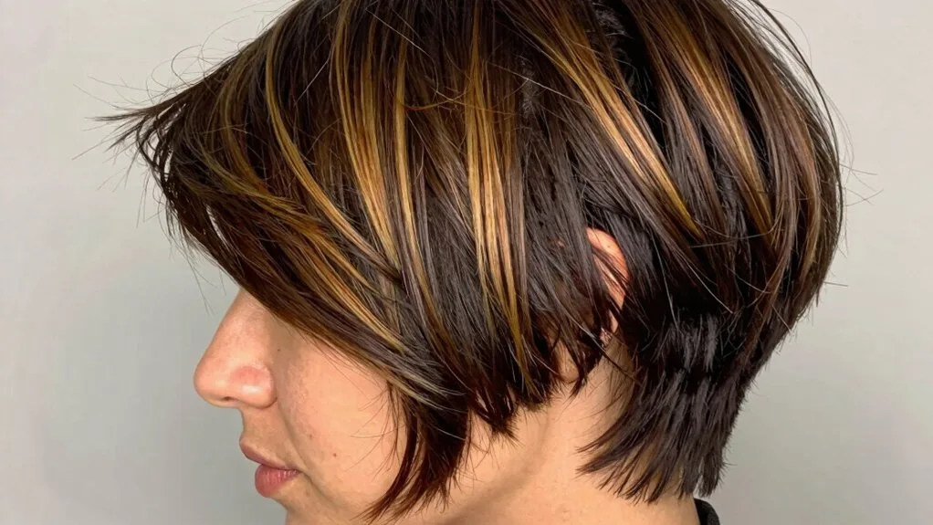 subtle depth for short hair