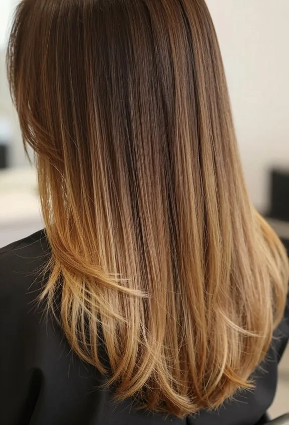 subtle dimensional hair transformation