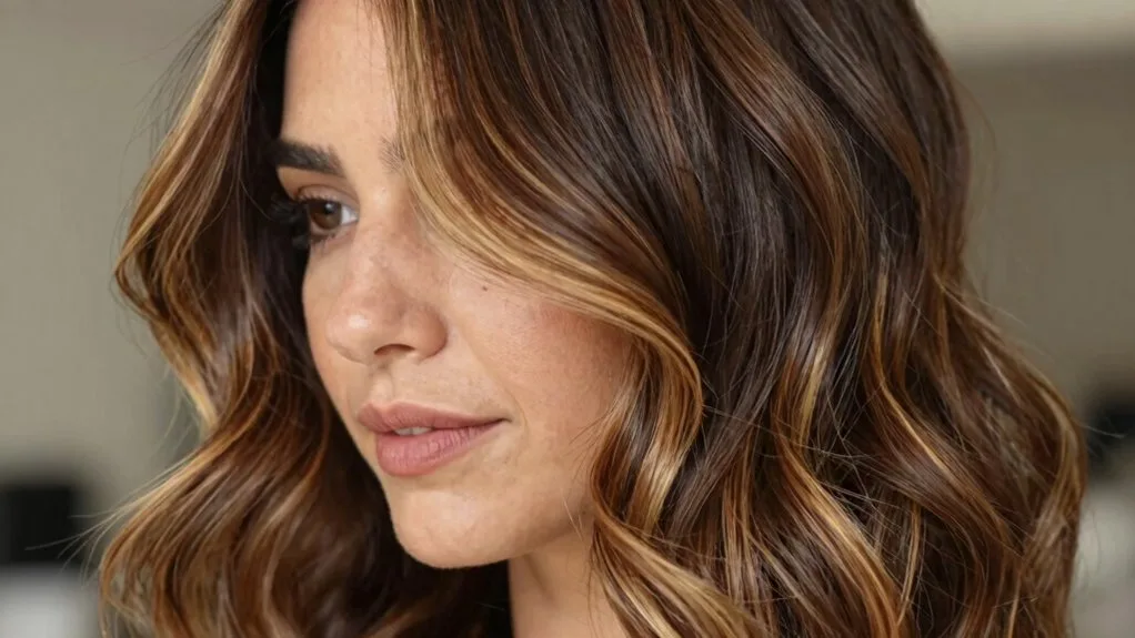 subtle face framing highlights technique