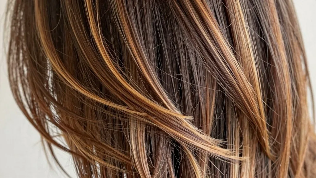 subtle natural hair highlights