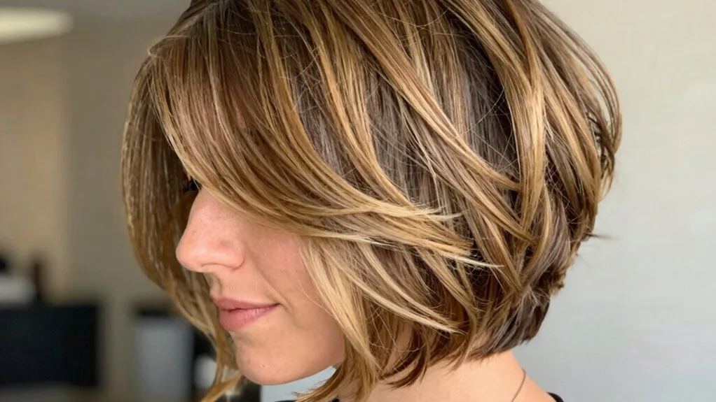 subtle sandy blonde lightening