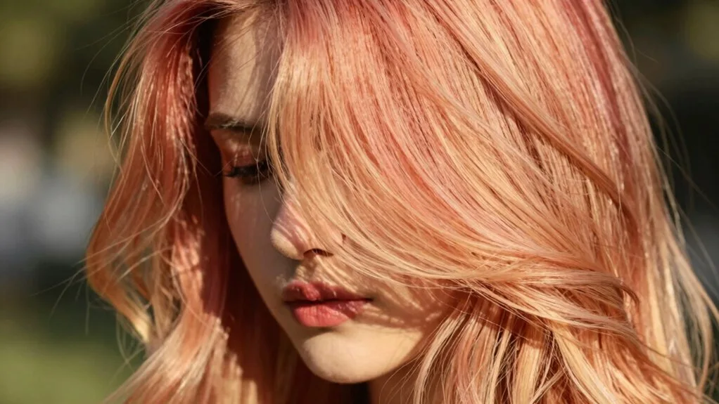 subtle strawberry blonde experimentation