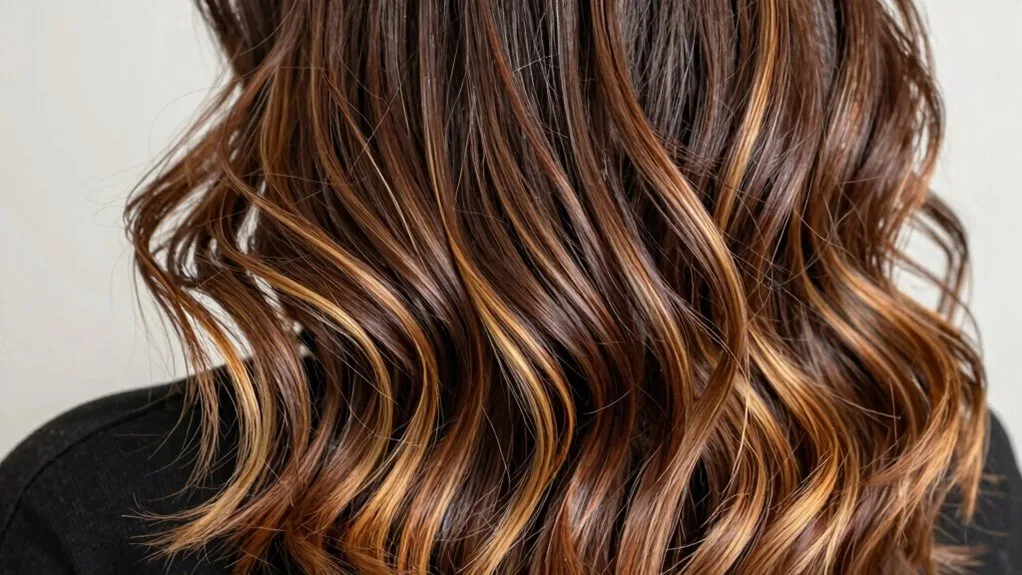 sun kissed caramel balayage technique