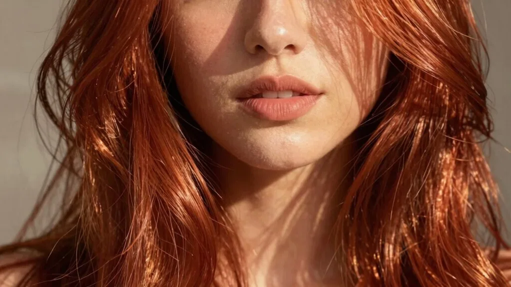 universal warm ginger red