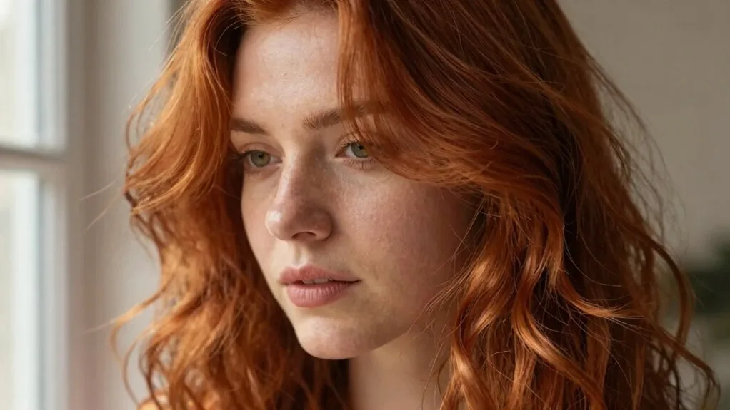 universally flattering copper red