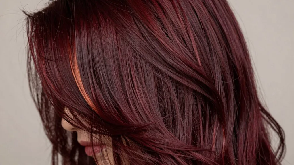 versatile burgundy hair elegance