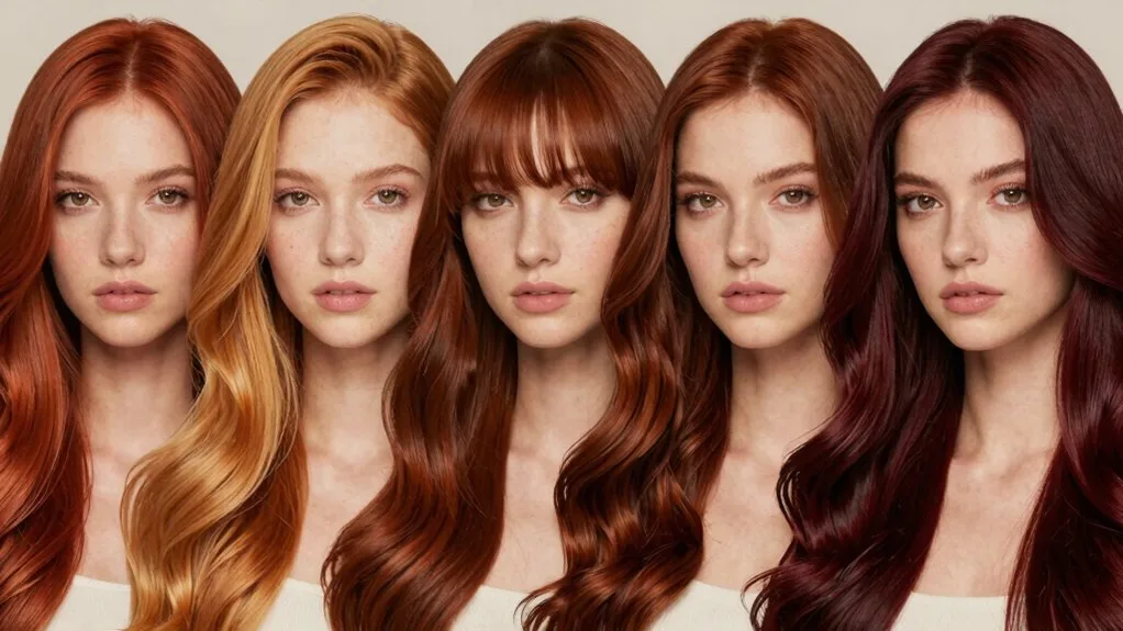 versatile rich auburn tones