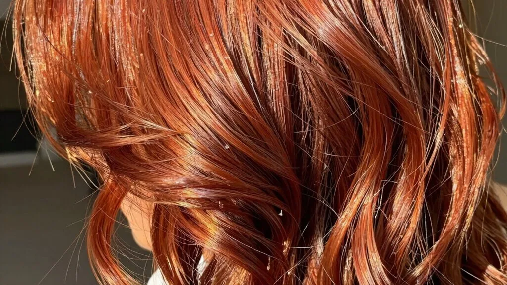 vibrant copper hair care