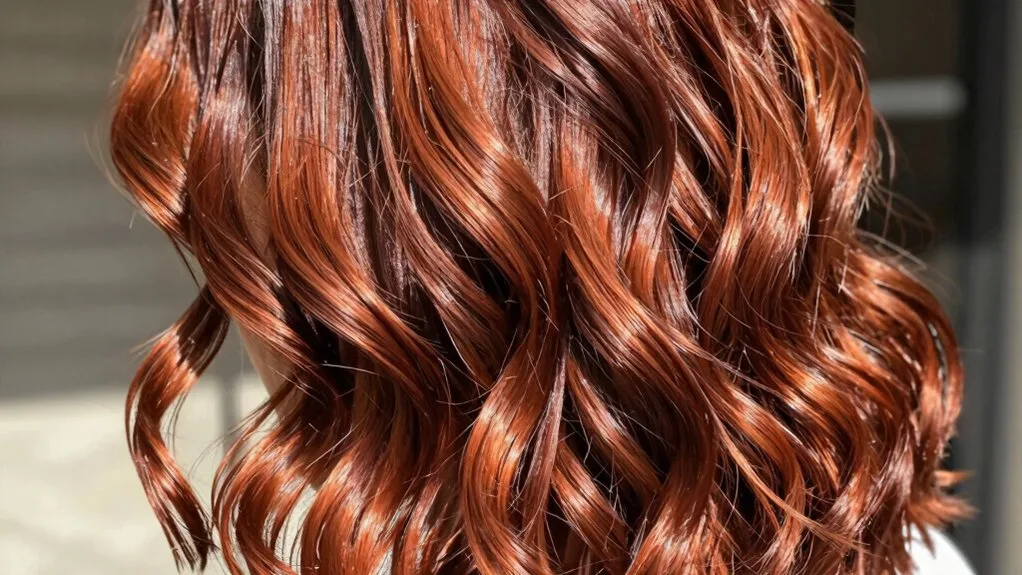 vibrant copper hair color