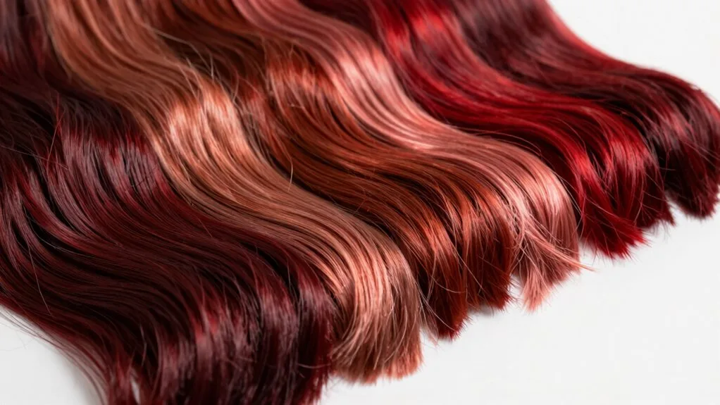 vibrant red hair transformation