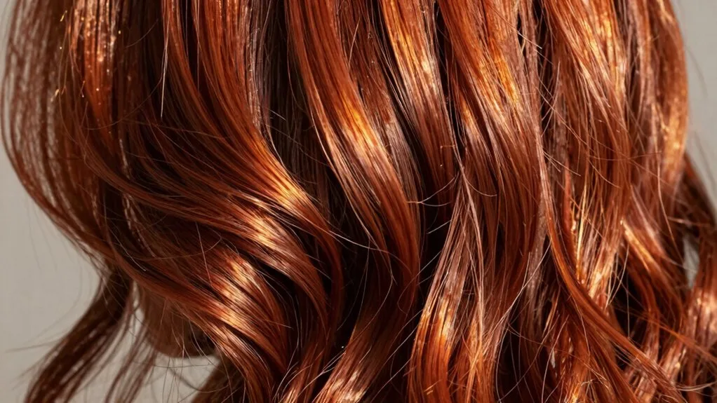 warm brown red transformation