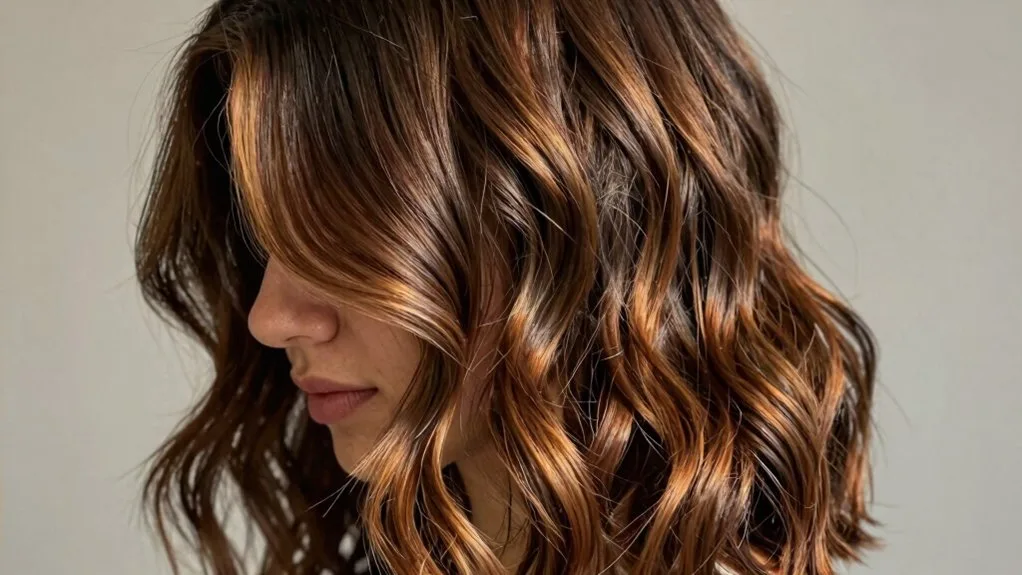 warm caramel dimension highlights