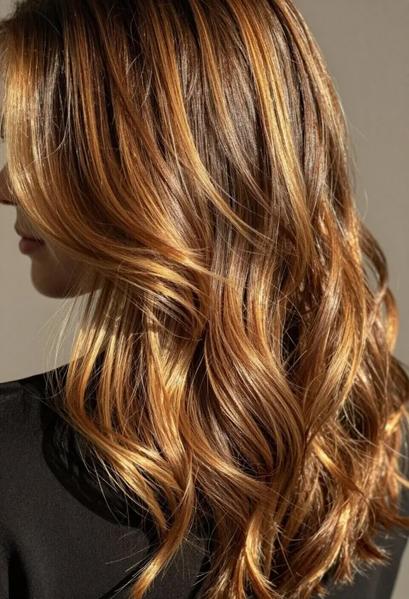 warm caramel hair color