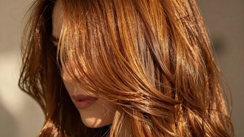 warm chestnut brown elegance