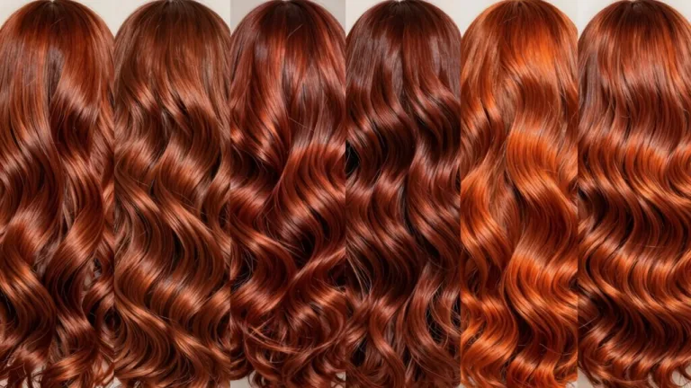 warm copper auburn hairstyles