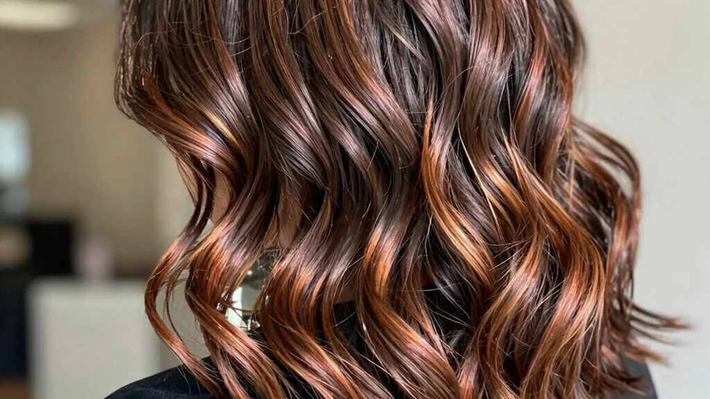 warm copper babylights technique