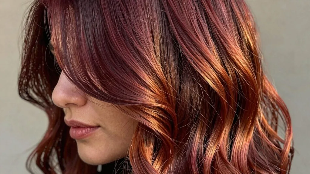 warm copper cherry transformation