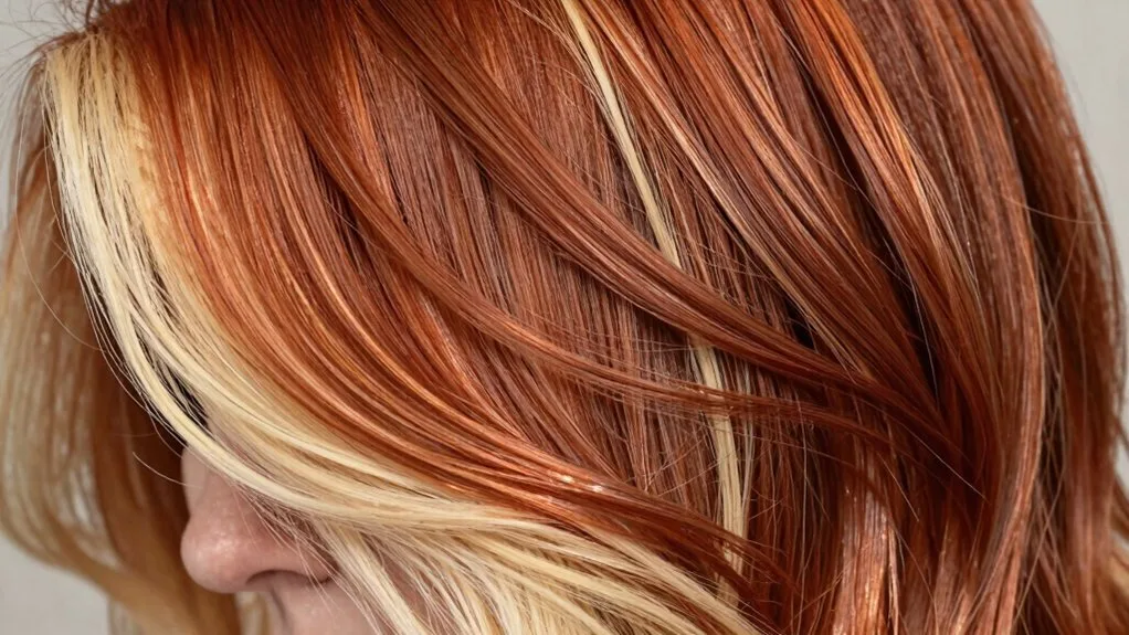 warm copper cool blonde