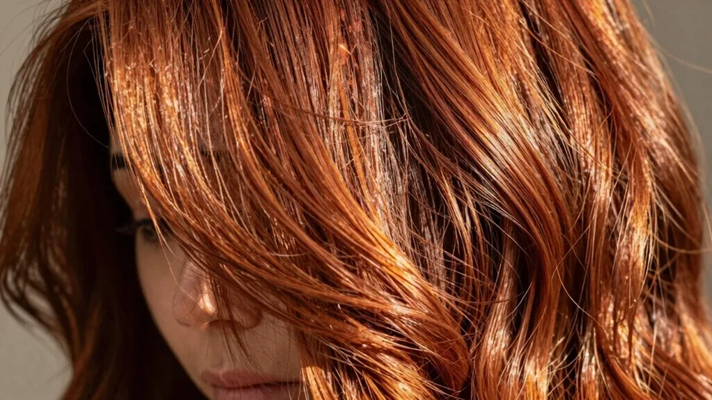 warm copper hair hues