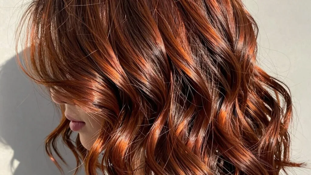 warm dimensional copper highlights