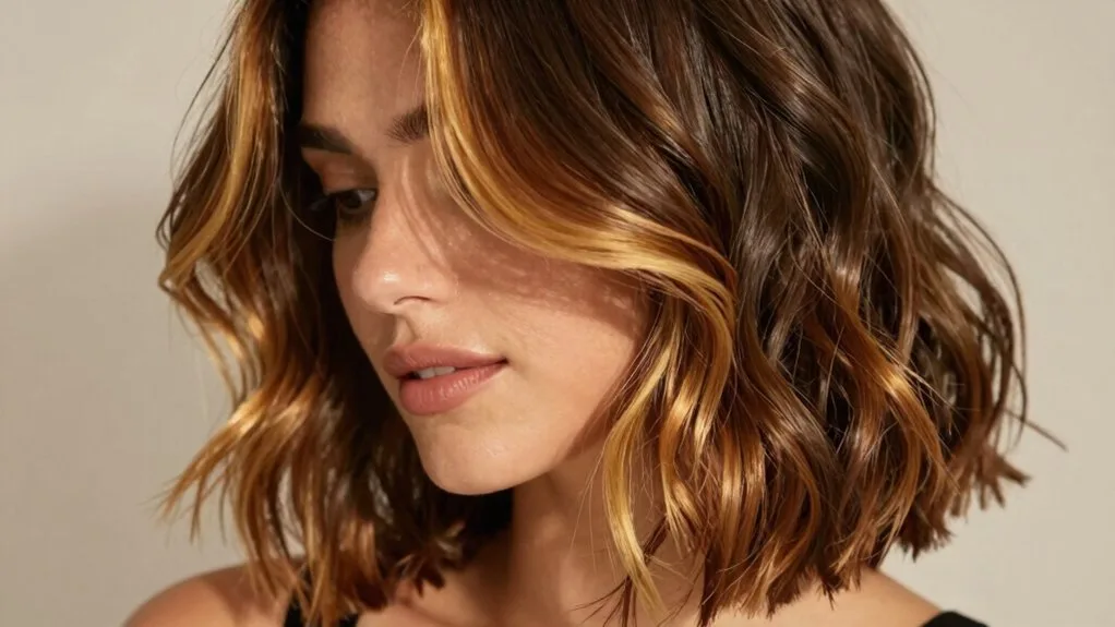 warm dimensional hair color