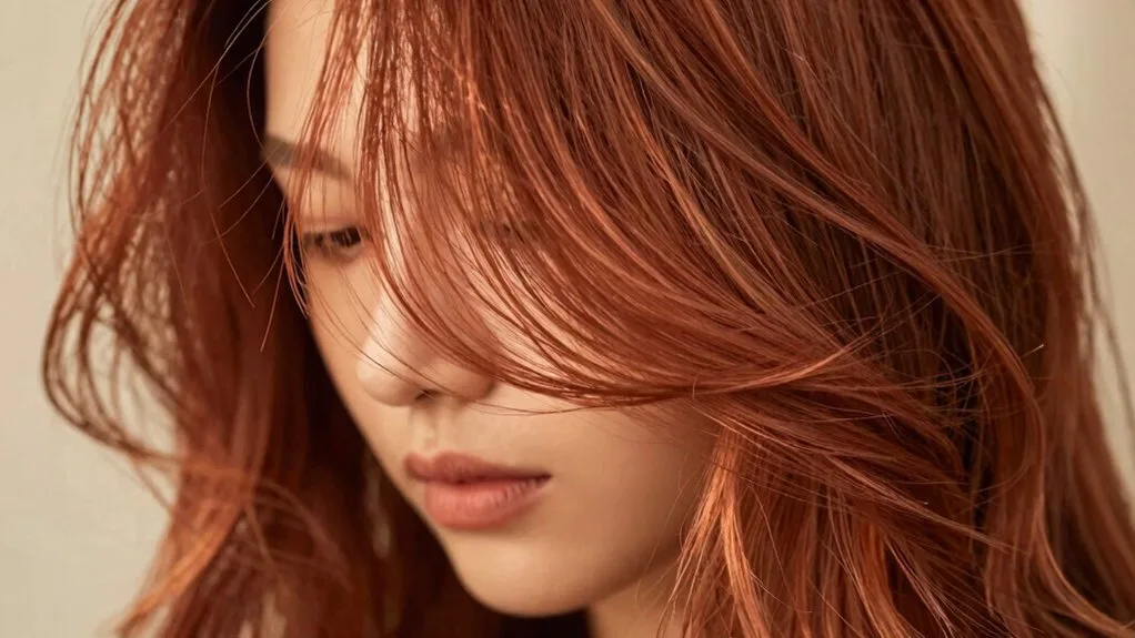 warm earthy terracotta red